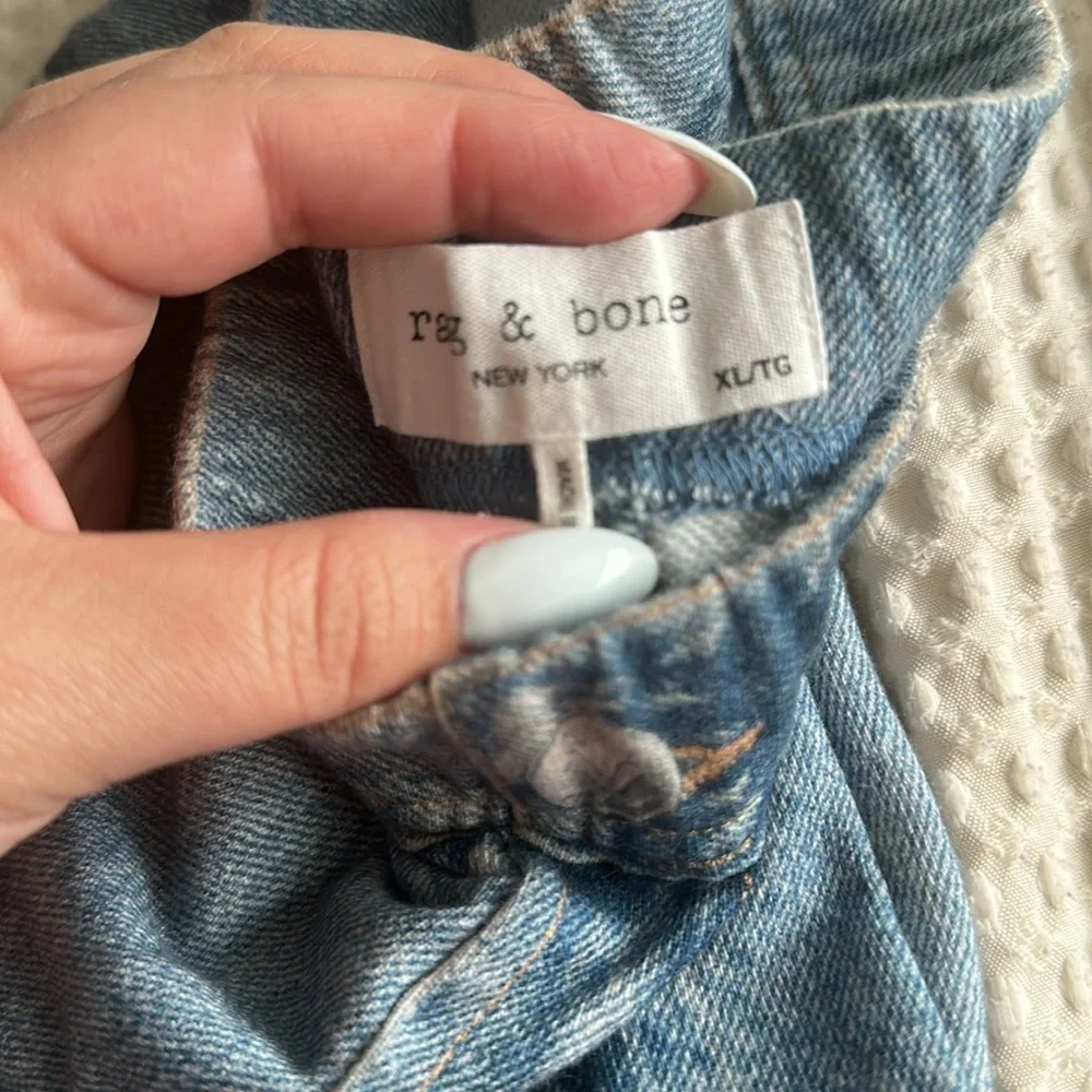 Rag & Bone Miramar Wide Leg Sweatpant "Jeans" in Valentina - Picture 7 of 10